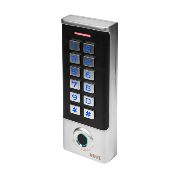 Клавіатура з контролером і зчитувачем відбитків пальців та карт Mifare Trinix TRK-1102MFW - Зображення 2