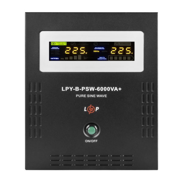 ДБЖ з правильною синусоїдою 48V LPY-B-PSW-6000VA+(4200Вт)10A/20A