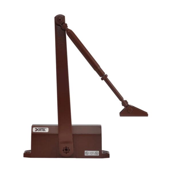 Дверний доводчик Dortec DT-64H Brown з фіксацією дверей у відчиненому положенні - Зображення 3