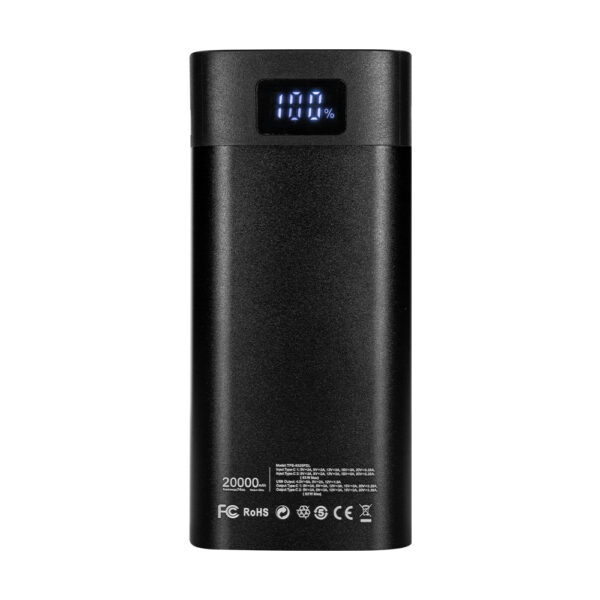 Повербанк 20000mAh Power Bank Trinix TPB-6520PDL Black 65W PPS LED-ліхтар - Зображення 4