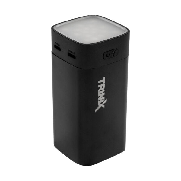 Повербанк 20000mAh Power Bank Trinix TPB-6520PDL Black 65W PPS LED-ліхтар - Зображення 5