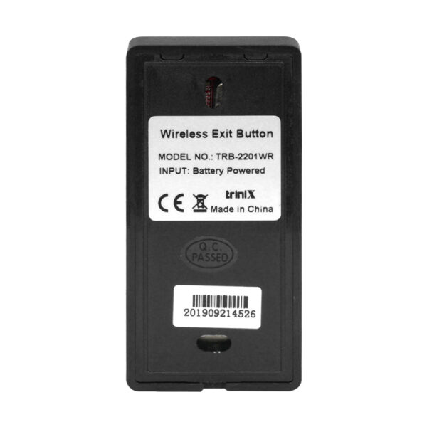 Кнопка накладна бездротова Trinix TRB-2201WR для автономного замка TRL-2201WR - Зображення 4