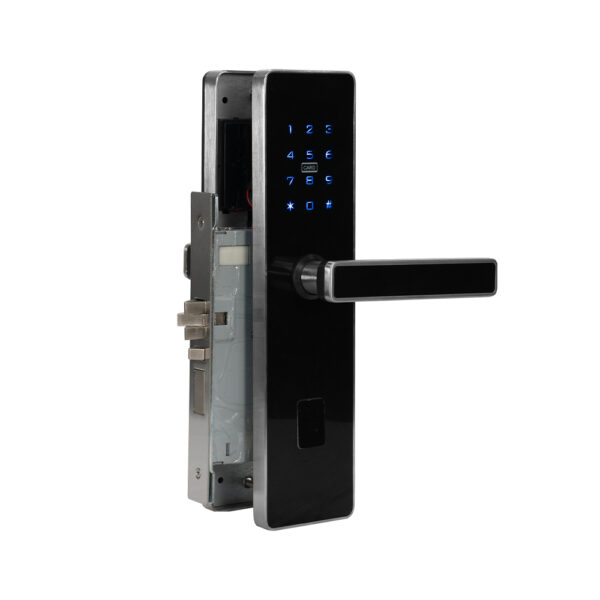 Замок електромеханічний автономний Trinix TRL-5301BT Silver з Bluetooth і зчитувачем Mifare - Зображення 2