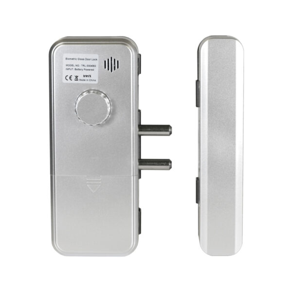 Замок біометричний автономний на скляні двері Trinix TRL-3304BG зі зчитувачем відбитків пальців і карт EM-Marine - Зображення 4