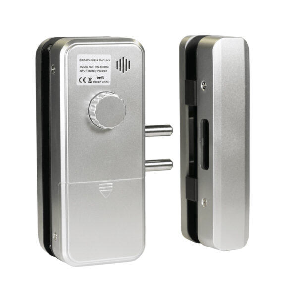 Замок біометричний автономний на скляні двері Trinix TRL-3304BG зі зчитувачем відбитків пальців і карт EM-Marine - Зображення 5