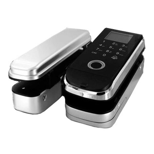 Замок біометричний автономний на скляні двері Trinix TRL-3303BG зі зчитувачем відбитків пальців і карт EM-Marine - Зображення 2