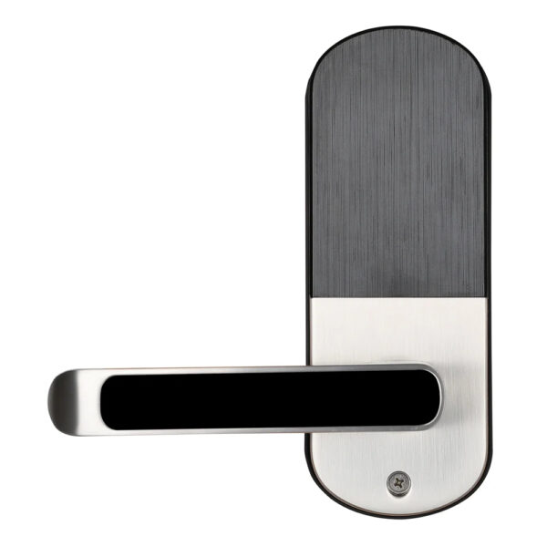 Замок біометричний автономний Trinix TRL-5107BTF Silver Right з Bluetooth, зчитувачем відбитків пальців і карт Mifare - Зображення 5