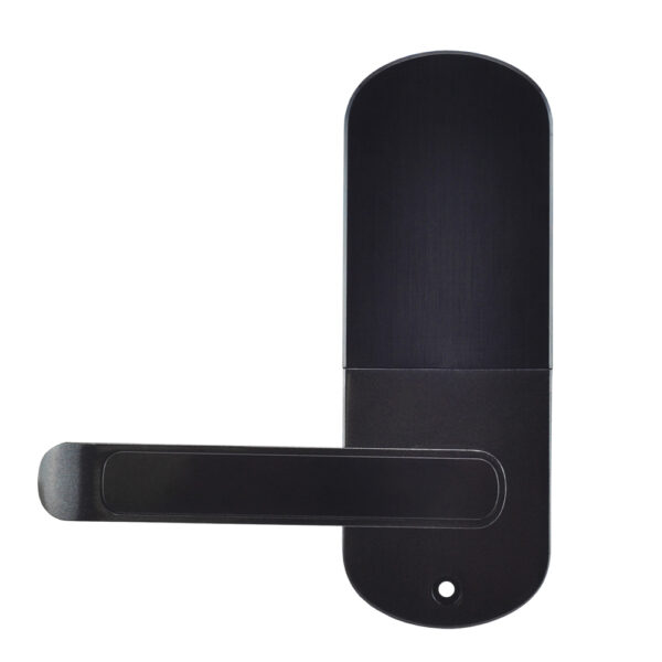 Замок біометричний автономний Trinix TRL-5107BTF Black Right з Bluetooth, зчитувачем відбитків пальців і карт Mifare - Зображення 4