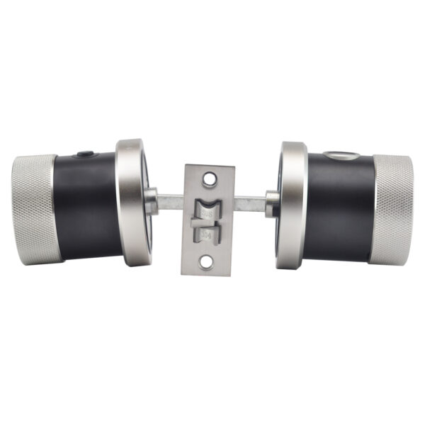 Замок біометричний автономний Trinix TRL-5106BTF Silver з Bluetooth, зчитувачем відбитків пальців і карт Mifare - Зображення 3