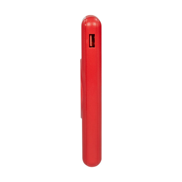 Повербанк 10000mAh Power Bank Kraft KPB-1110W Red бездротова зарядка - Зображення 5