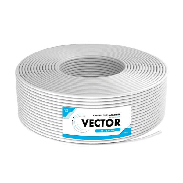 Кабель сигнальний Vector 12х0.22 CCA 100m — изображение 2