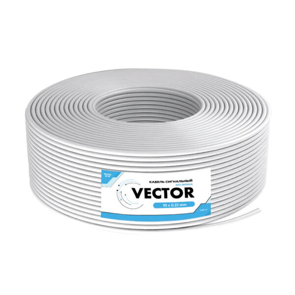 Кабель сигнальний Vector 10х0.22 CCA 100m — изображение 2