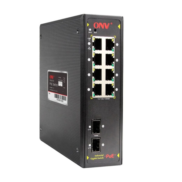 PoE-комутатор 10-портовий гігабітний ONV-IPS7108PF - Зображення 3