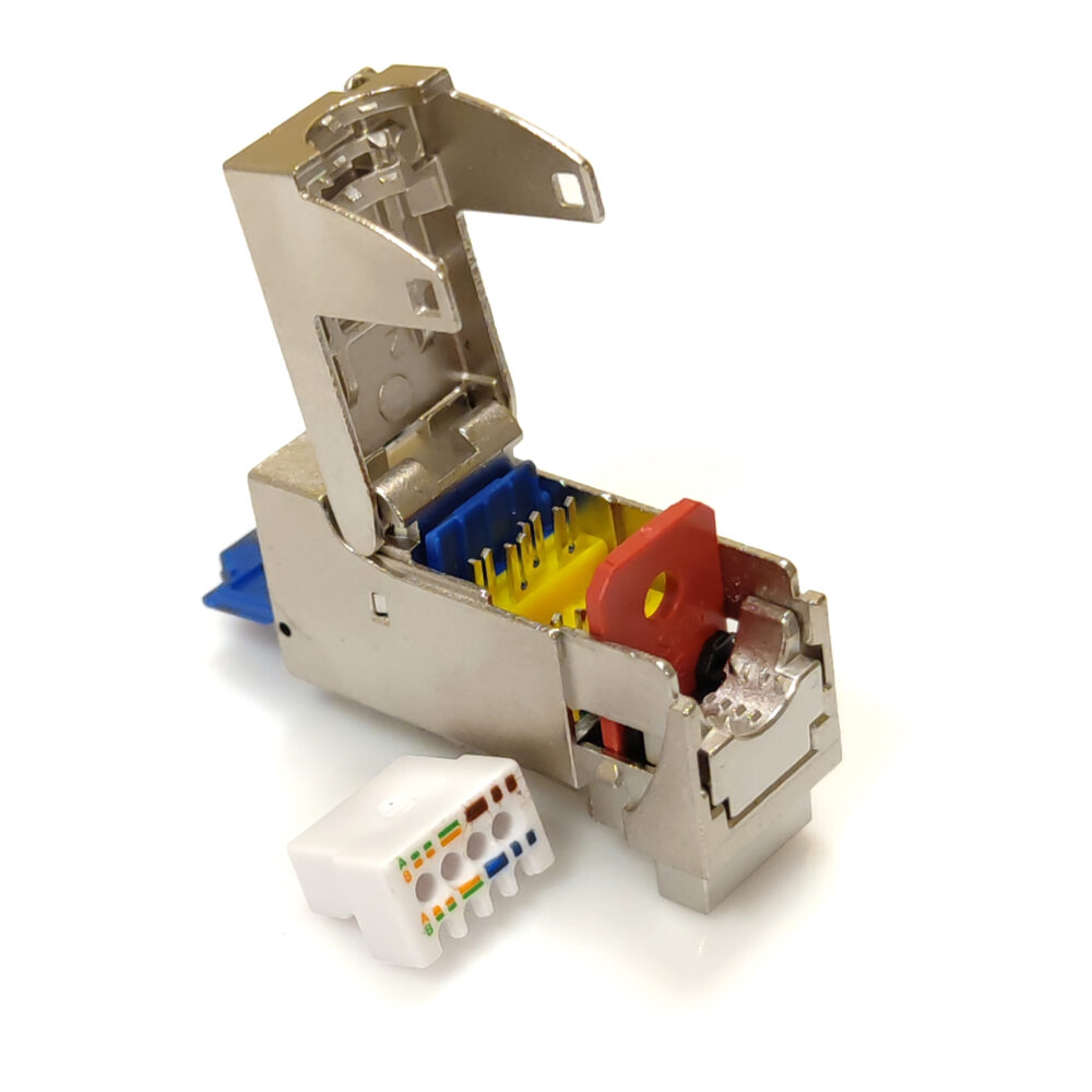 Модуль екранований xs500 Keystone, кат. 6a, Corning - Зображення 3