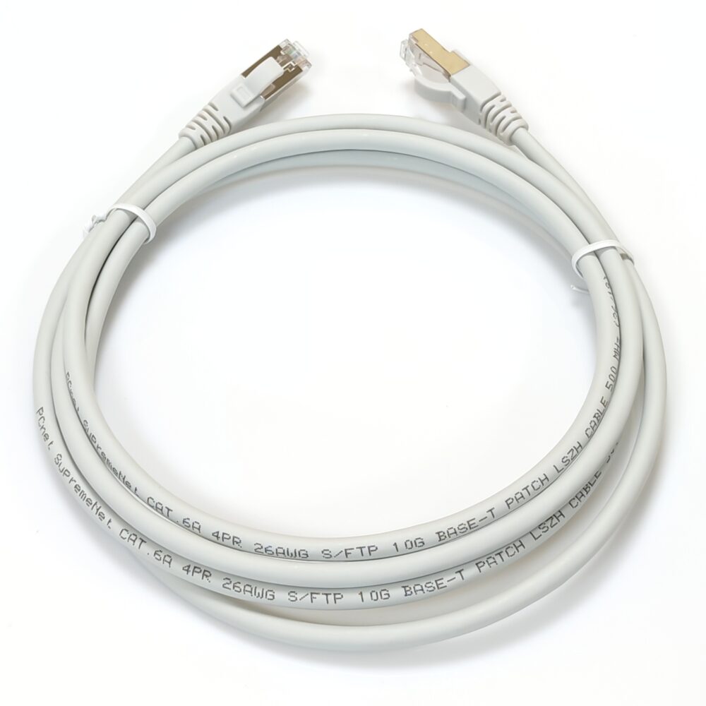 Патч-корд мідний S/FTP кат. 6A, 26AWG, 2.0 м, LSZH, сірий, EPNew - Зображення 2