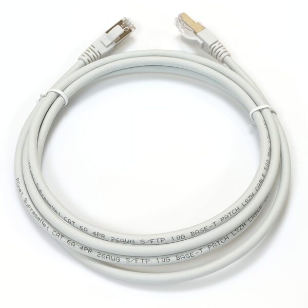Патч-корд мідний S/FTP кат. 6A, 26AWG, 2.0 м, LSZH, сірий, EPNew - Зображення 2
