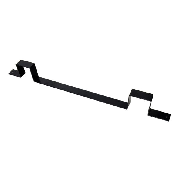 Скоба для запасу кабелю на електроопорах, чорна.