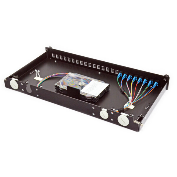 ВО патч-панель LAN1 з 8xLC Duplex адапт., 16 пігтейл., сплайс-касетою, SM, OS2, 1U - Зображення 3