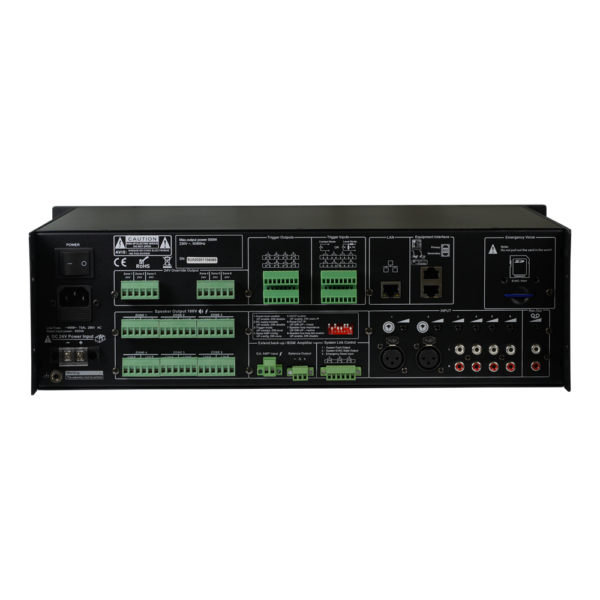 Підсилювач-контролер CMX EVAC-240, 6 зон, 19" — изображение 4