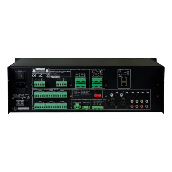 Розширювач зон CMX EVAC-500RT, 6 зон, 19" - Зображення 3