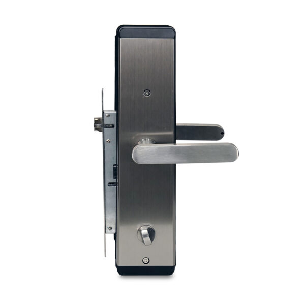 Замок біометричний автономний Trinix TRL-5304BTF Silver з Bluetooth, зчитувачем відбитків пальців і карт Mifare - Зображення 4