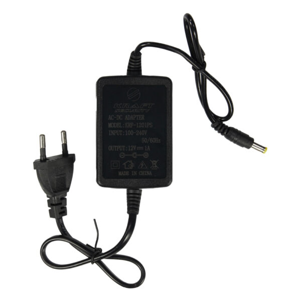 Блок живлення KRF-1201PS Kraft 12V/1A - Зображення 2
