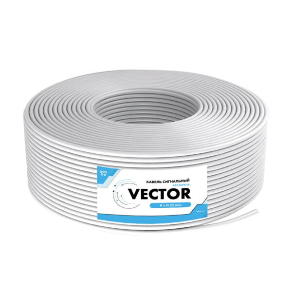 Кабель сигнальний Vector 6х0.22 CCA 100m — изображение 2