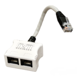 Розгалужувач витої пари, UTP, 1х2RJ-45