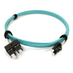 ВО патч-корд, LC/SC, 2.0мм, (OM3), Duplex, LSZH, 2м