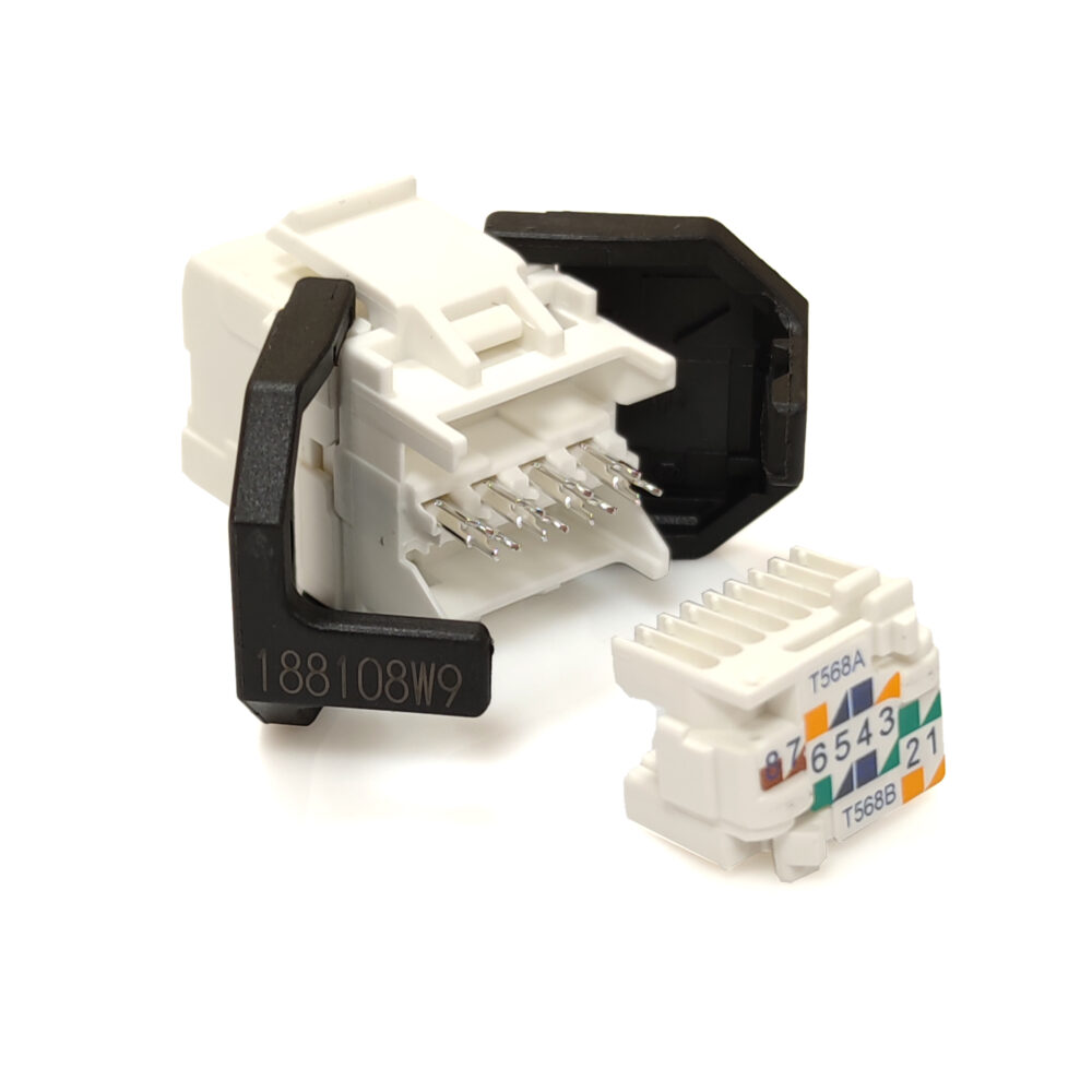 Модуль Keystone UTP RJ45 кат. 6, білий, Corning - Зображення 2