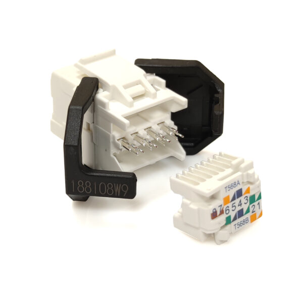 Модуль Keystone UTP RJ45 кат. 6, білий, Corning - Зображення 2