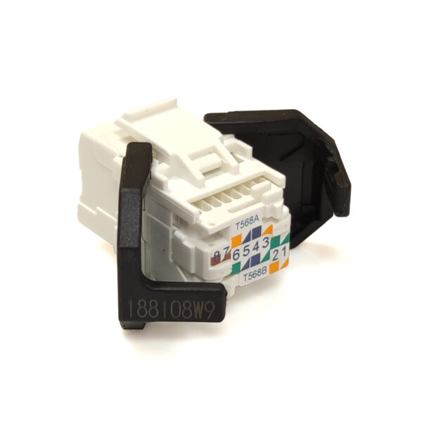 Модуль Keystone UTP RJ45 кат. 6, білий, Corning - Зображення 3