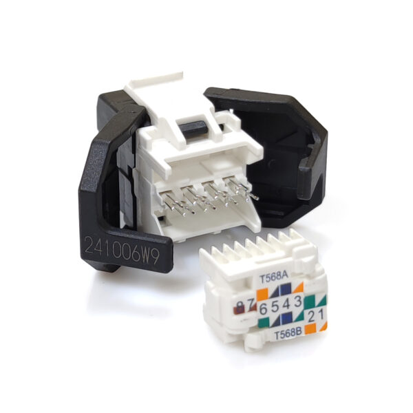 Модуль Keystone UTP RJ45 кат. 6, чорний, Corning - Зображення 2