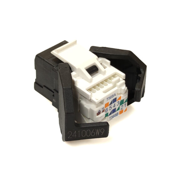 Модуль Keystone UTP RJ45 кат. 6, чорний, Corning - Зображення 3