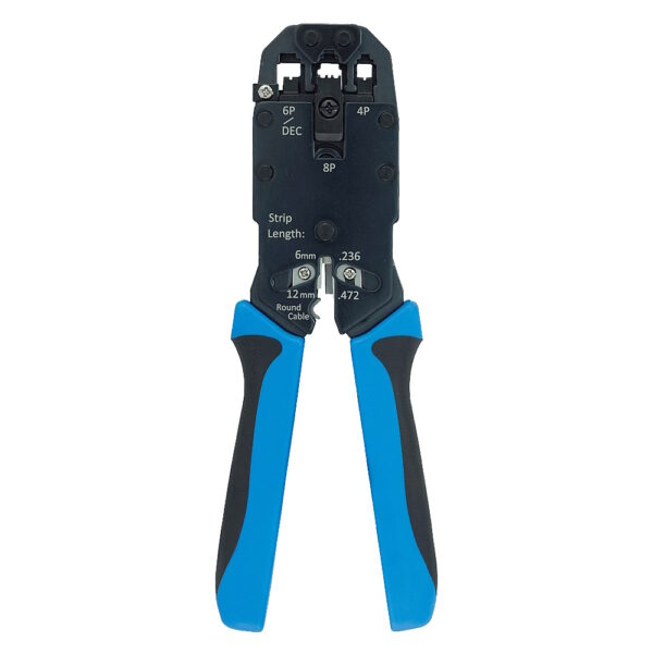 Інструмент для обтискання конекторів 8C8P, 6PxC, 4PxC, професійний