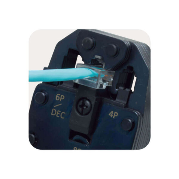 Інструмент для обтискання конекторів 8C8P, 6PxC, 4PxC, професійний - Зображення 4