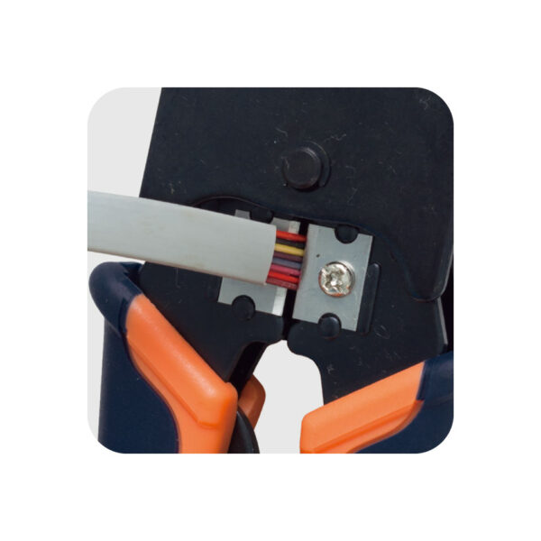 Інструмент для обтискання конекторів 8Р8С и 6РхС, професійний, Hanlong - Зображення 4