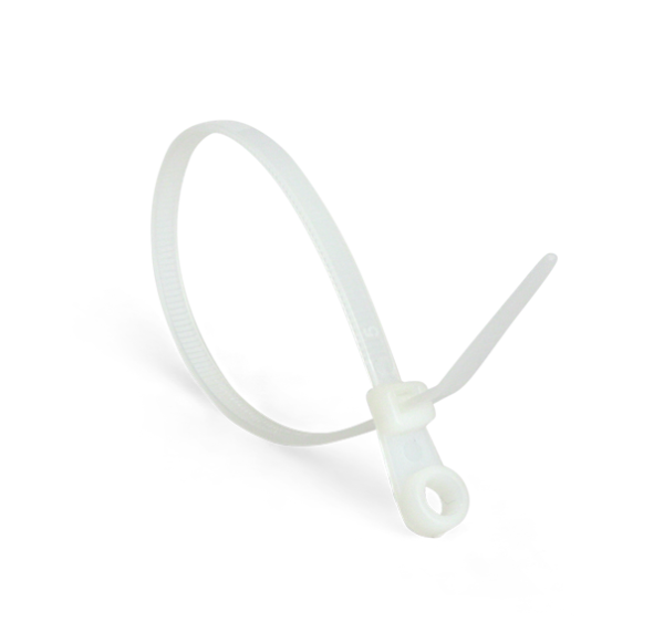 Стяжка 202 х 4.2 мм, з отвором діаметр 4 мм. під гвинт 100 шт.