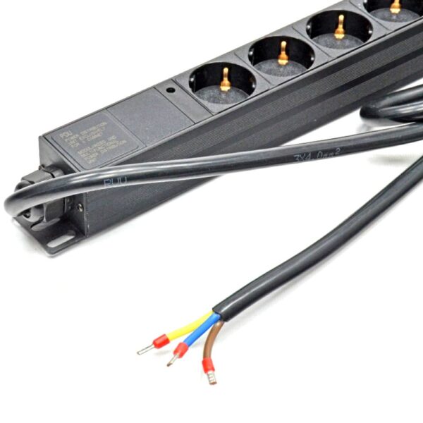 Блок на 24 роз. нім. станд., 32А, з індикат., шнур 3х4 мм2, 3 м - Зображення 2