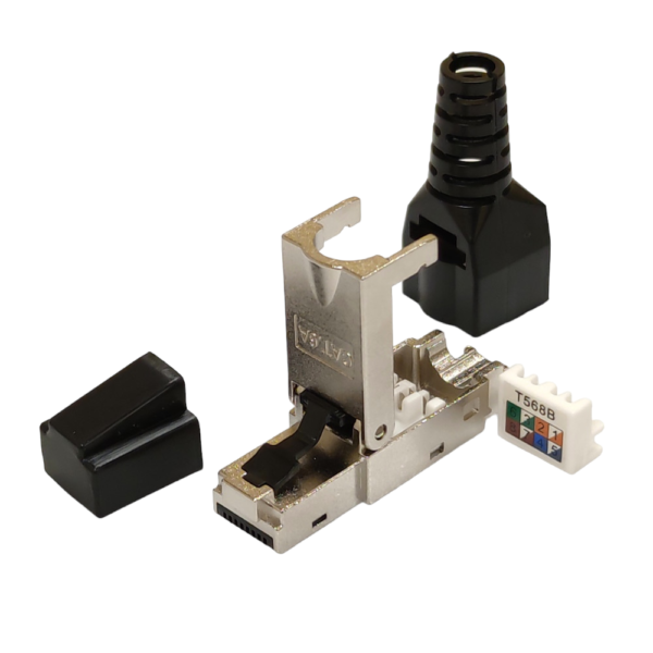 Конектор RJ45 STP кат. 6A, екранований, безінструментальний