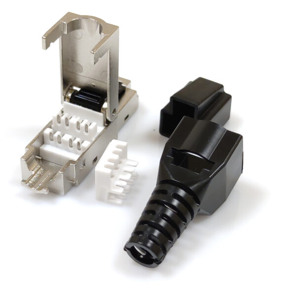 Конектор RJ45 STP кат. 6A, екранований, безінструментальний - Зображення 2