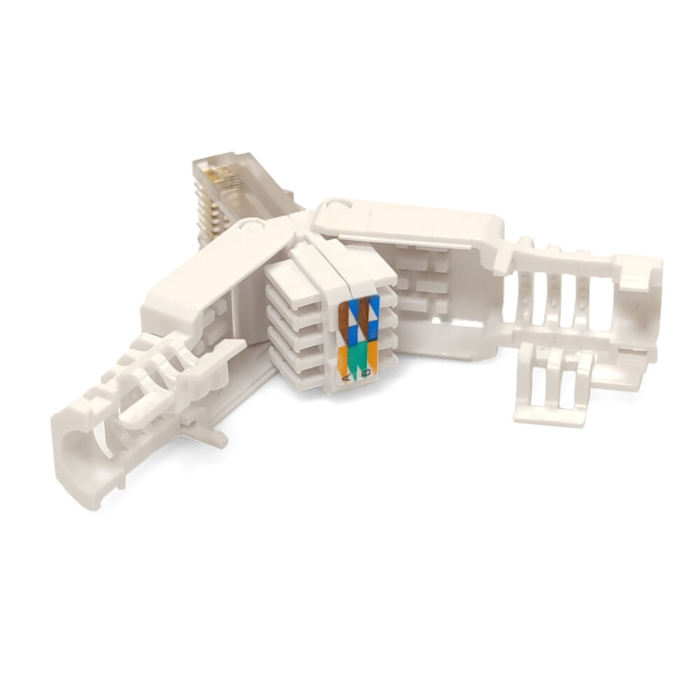 Конектор RJ45 UTP кат. 6, неекранований, безінструментальний - Зображення 4