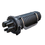 Муфта ковпакового типу під термоусадку, 4 круглих+1 овальний ввід, до 96 вол