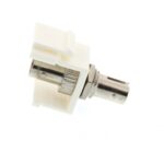 Адаптер ST/ST, SM, Simplex, KeyStone, LW, білий