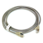 Патч-корд FTP, 3 м, кат. 6А, армований, сріблястий