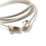 Патч-корд U/FTP, 1м, кат. 6А, 28AWG Slim, LSZH, LW