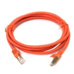 Патч-корд S/FTP, 1 м, кат. 6А, червоний, LW