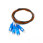 Набір кольорових пігтейлів SC/UPC 1.5 м, SM, Easy strip, для 4 волокон