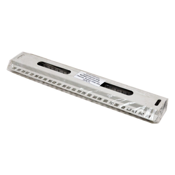 Рек 9U (пара) до шаф MGSWA (з маркуванням, гвинтом заземлення), сірий - Зображення 2