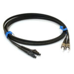 Патчкорд ST/UPC-LC/UPC MM (G50-OM3) 2м чорний Duplex